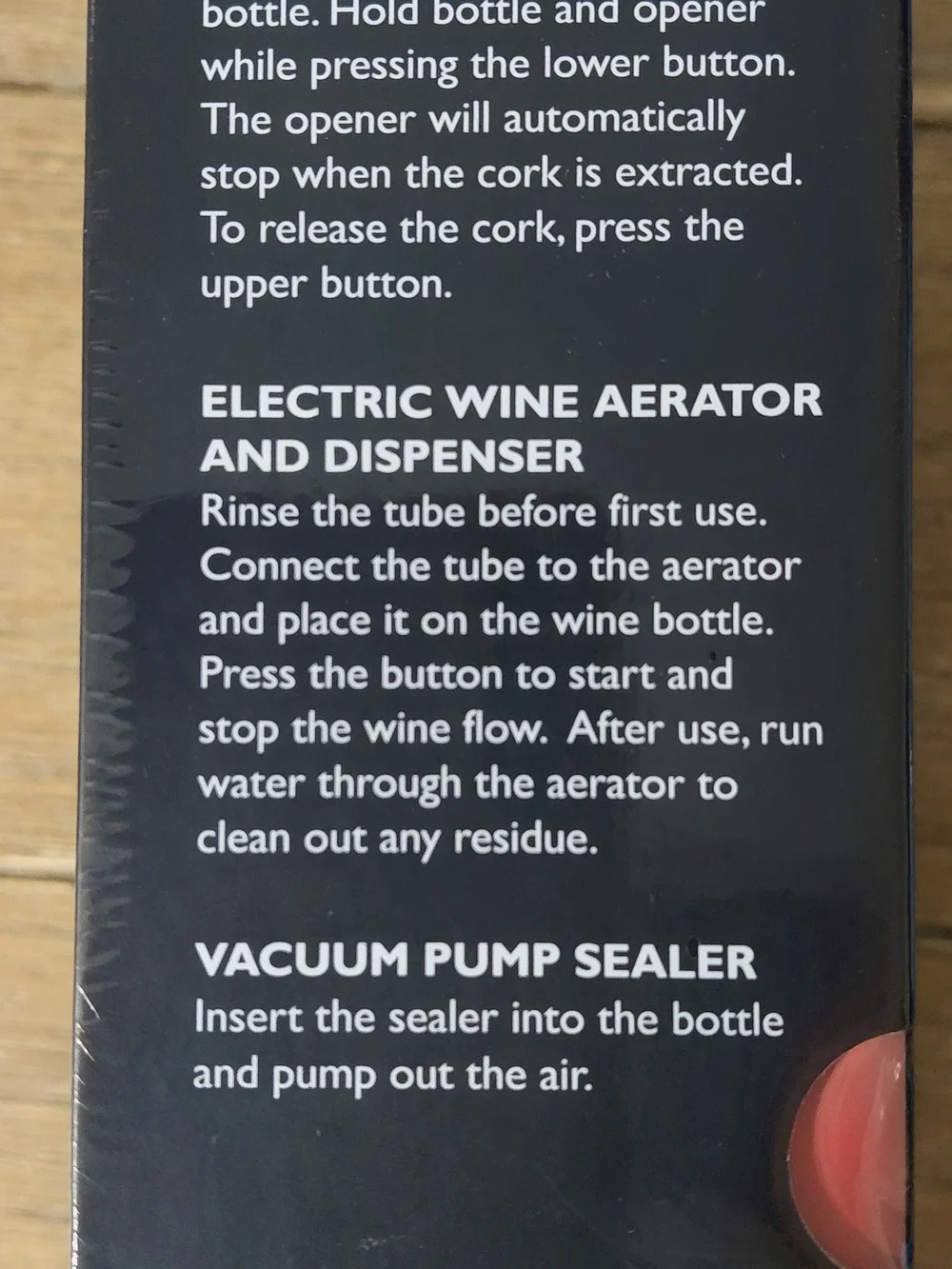 Amazon electric wine